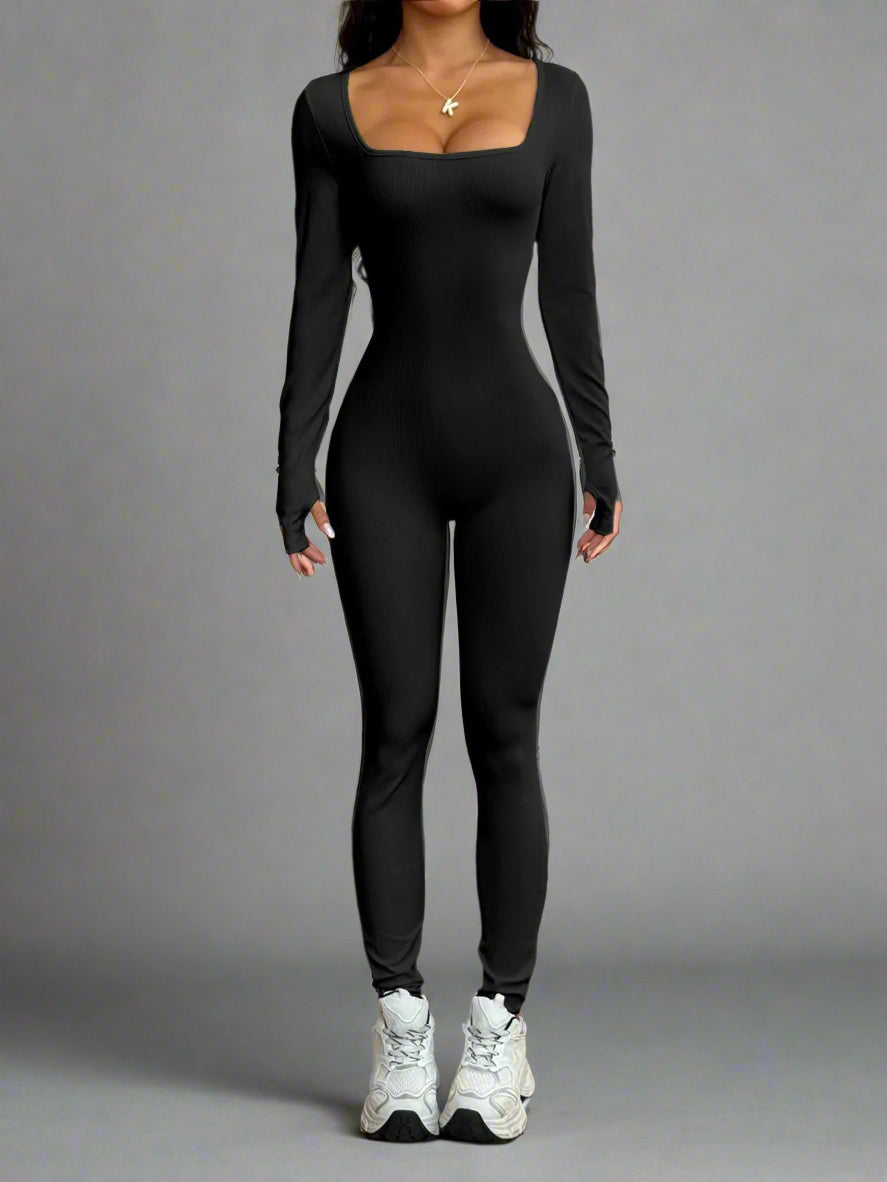 The Flex Long Sleeve Active Jumpsuit