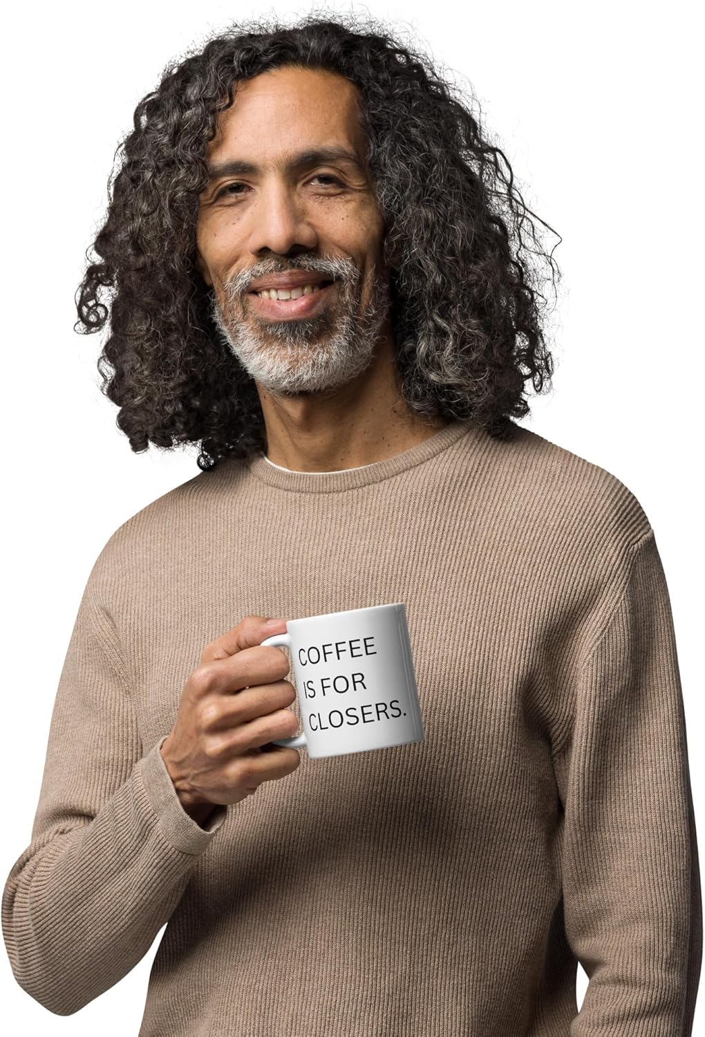 Coffee Is For Closers Black Glossy Mug - 11oz - Single Sided Print