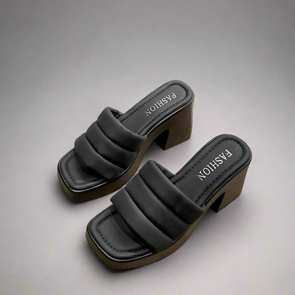 Love Supplies Open Toe Block Heel Sandals