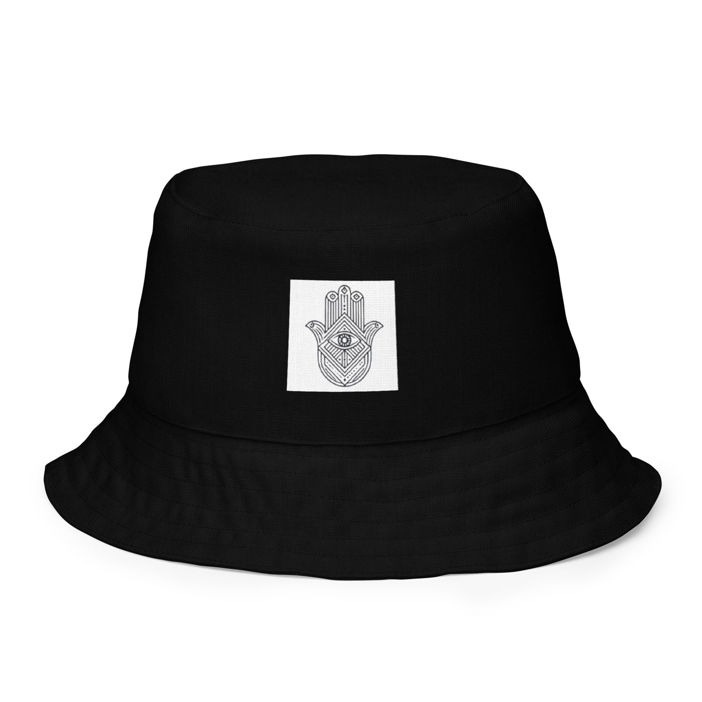 Hamsa Evil Eye Reversible Bucket Hat