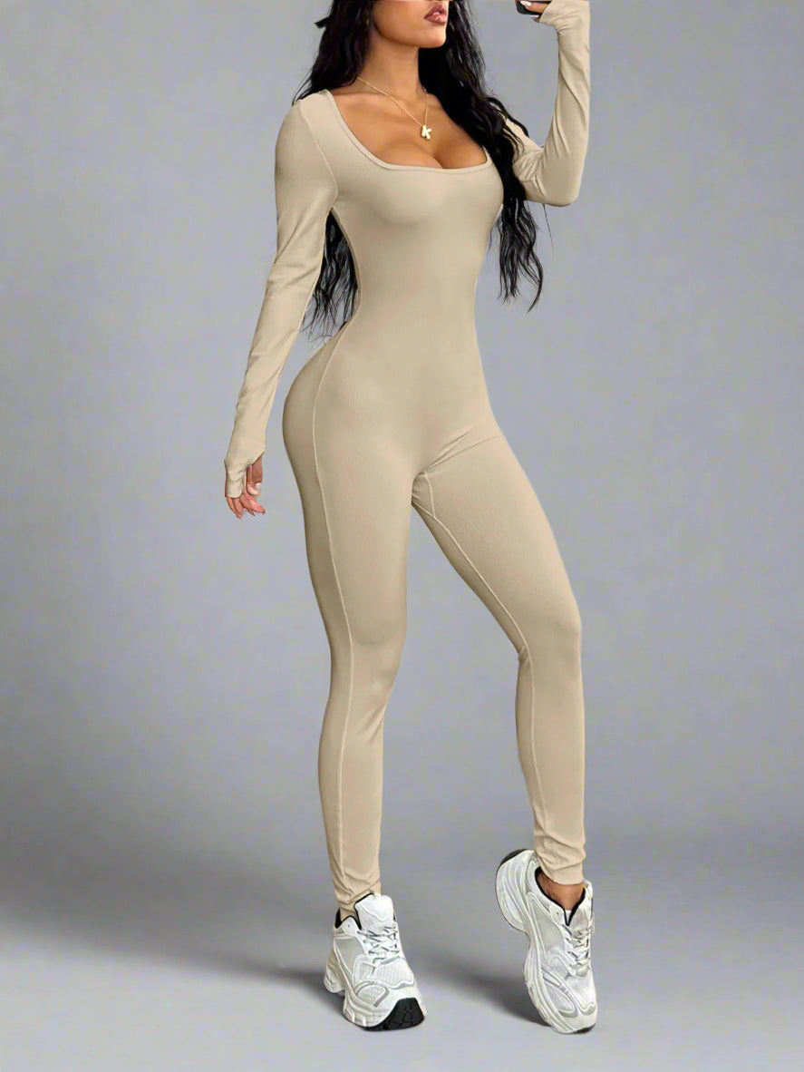 The Flex Long Sleeve Active Jumpsuit