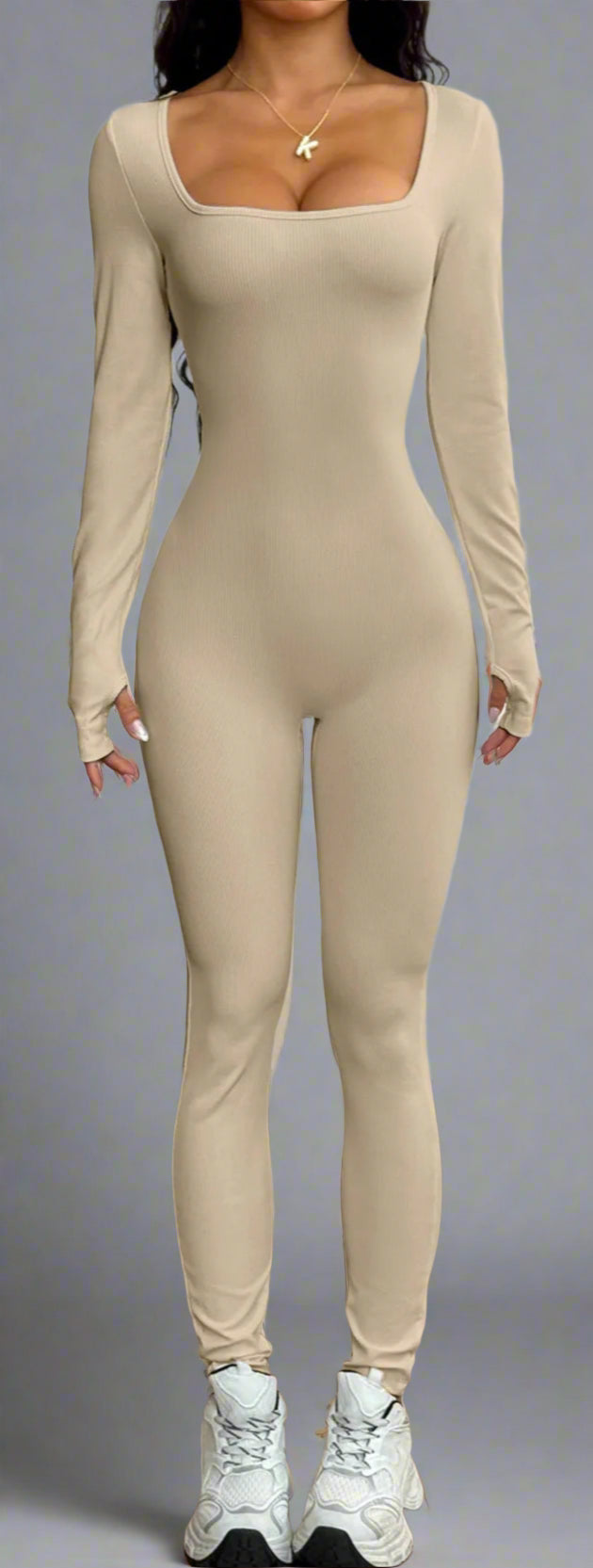 The Flex Long Sleeve Active Jumpsuit