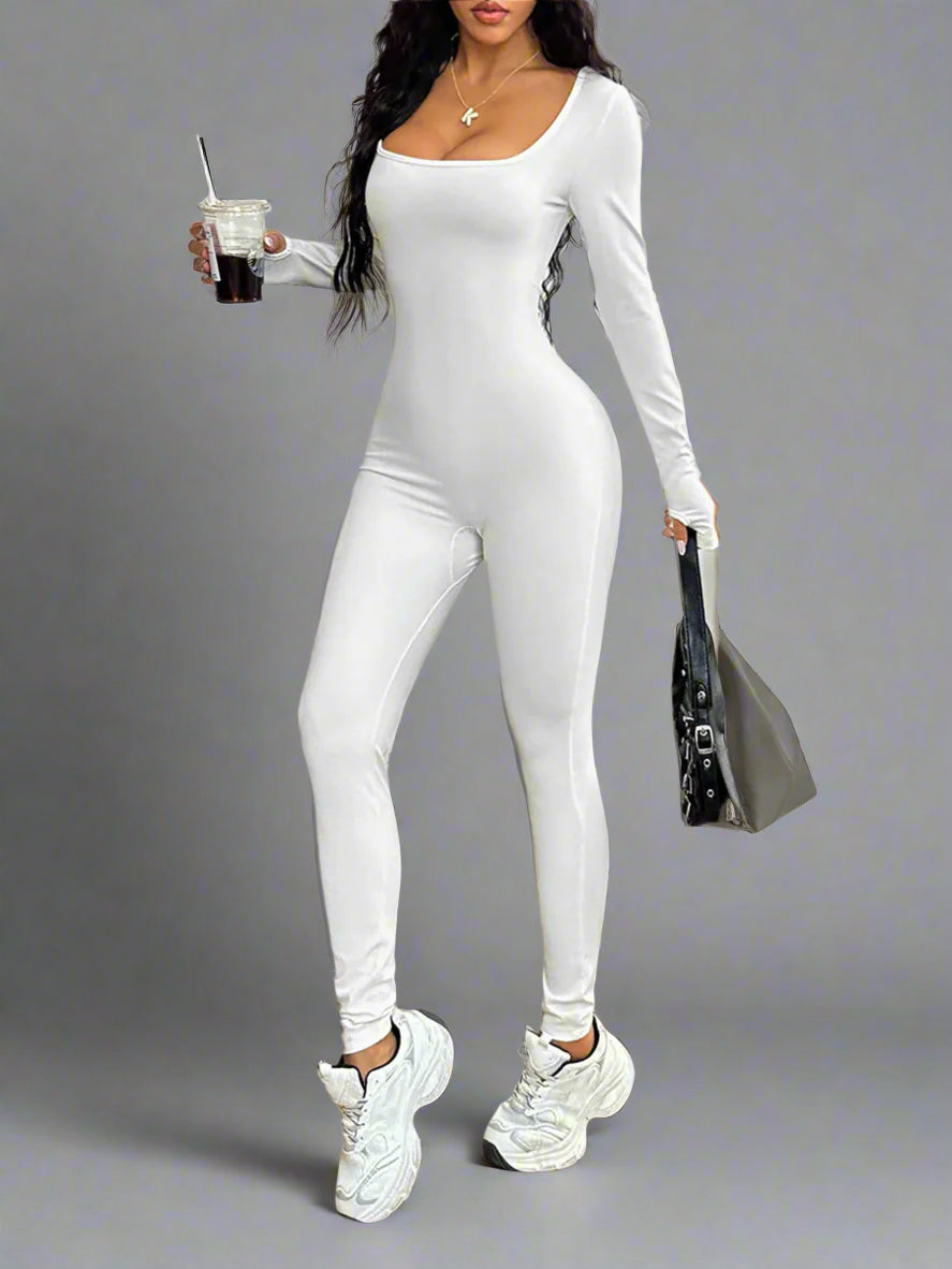 The Flex Long Sleeve Active Jumpsuit