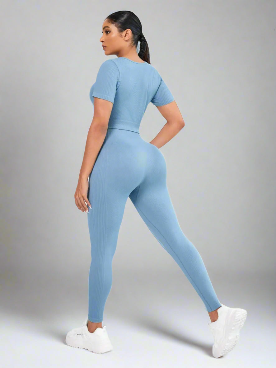 The Soft Ribbed Sculpt Activewear Set