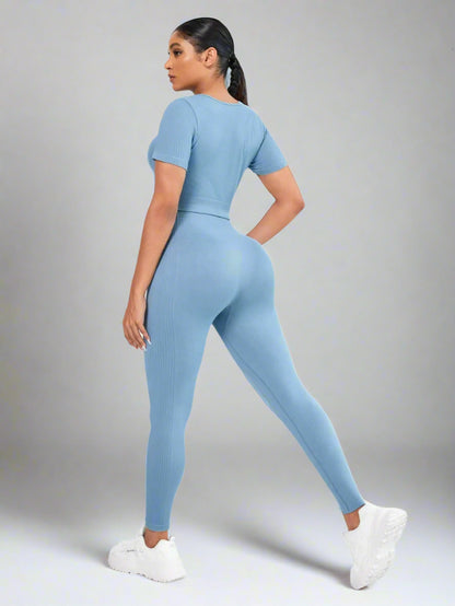 The Soft Ribbed Sculpt Activewear Set