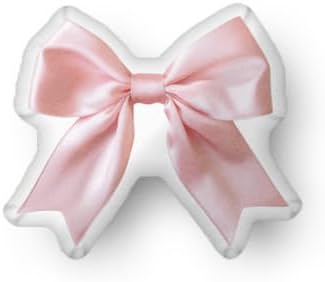 LOVE SUPPLIES Pink Bow Custom-Shaped Pillow