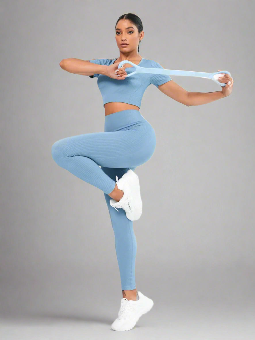 The Soft Ribbed Sculpt Activewear Set