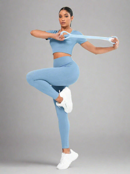 The Soft Ribbed Sculpt Activewear Set