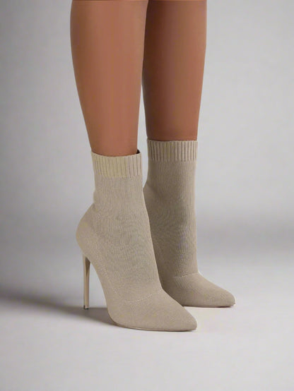 Temptress Mesh Stiletto Boots