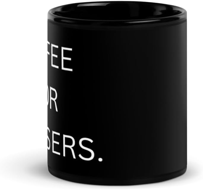 LOVE SUPPLIES Coffee is For Closers White 11oz Ceramic Mug - Real Estate Coffee Cup Mug in Black | Best Gift for the Realtor in Your Life | Best Gift for Sales, Real Estate Broker