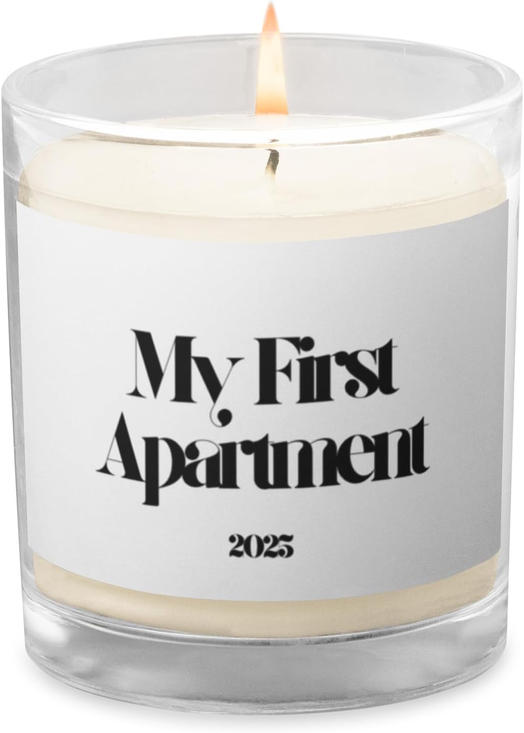 My First Apartment 2025 Candle – Luxury Soy Wax Candle for New Renters, First Home Gift, Minimalist Decor, Housewarming Present