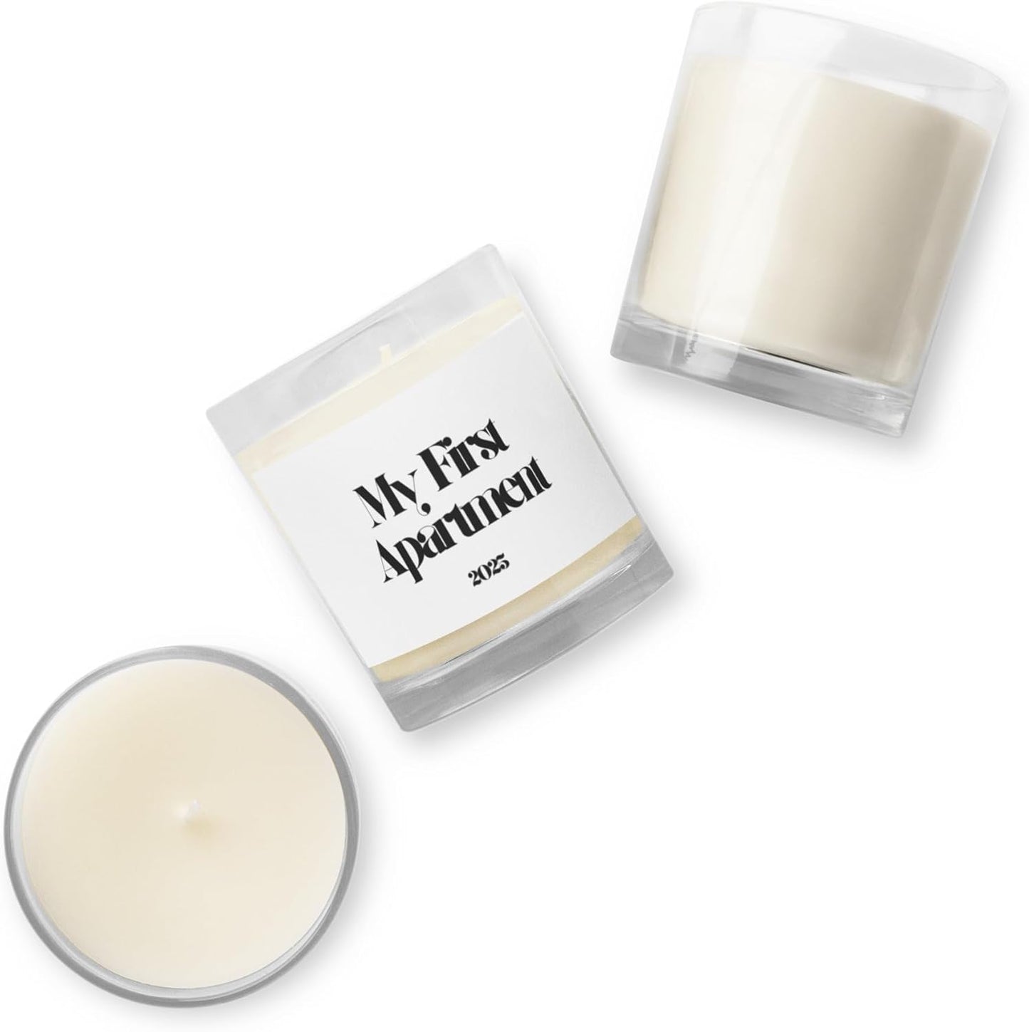 My First Apartment 2025 Candle – Luxury Soy Wax Candle for New Renters, First Home Gift, Minimalist Decor, Housewarming Present