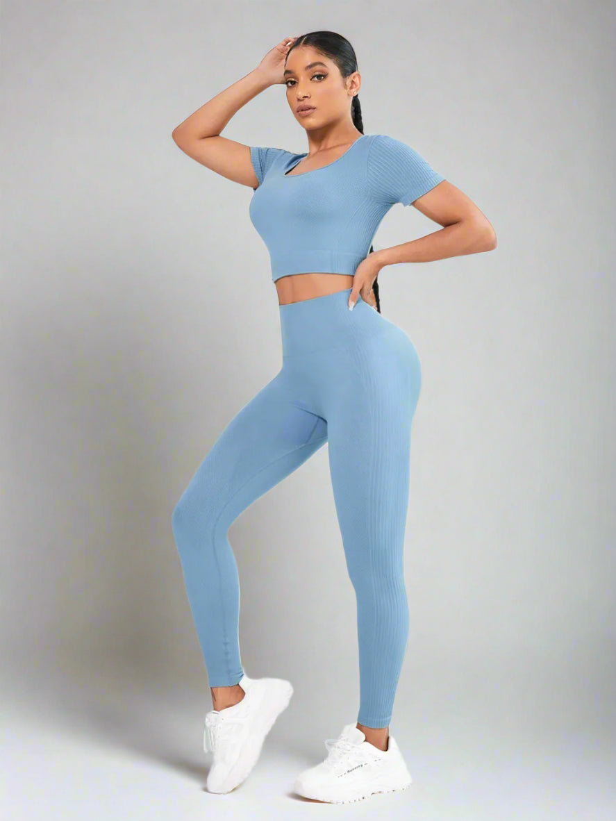 The Soft Ribbed Sculpt Activewear Set