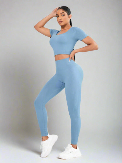 The Soft Ribbed Sculpt Activewear Set