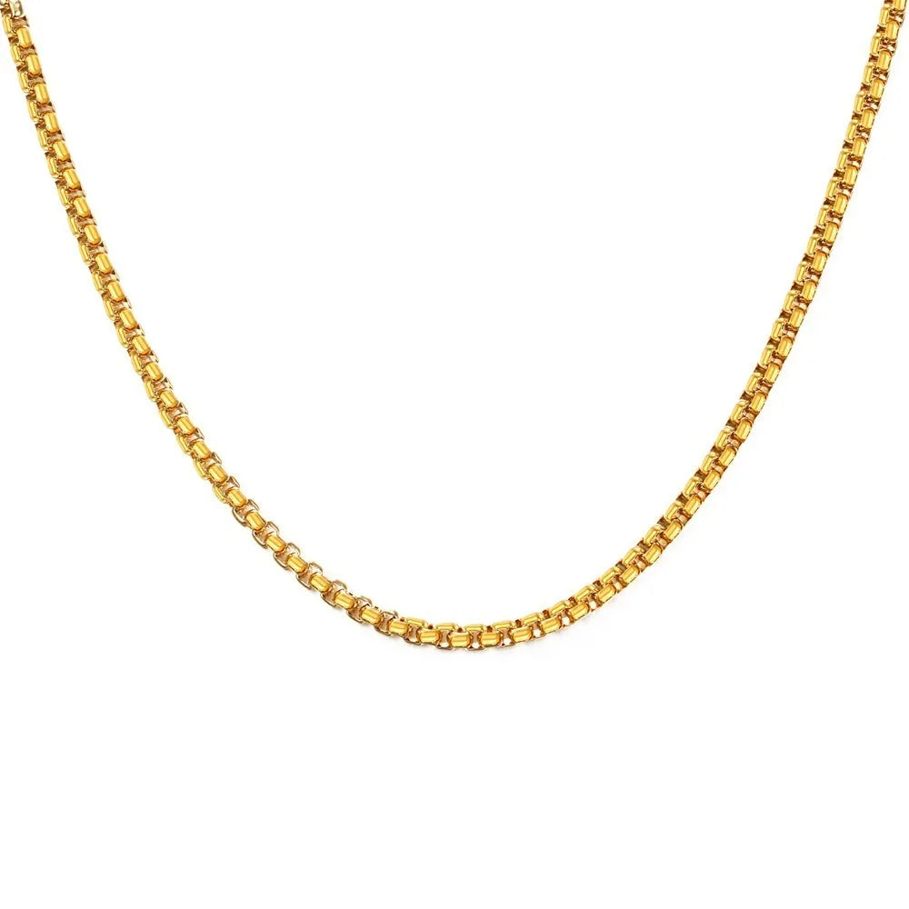 Boyfriend Chain Stainless Steel Gold Chain Necklace