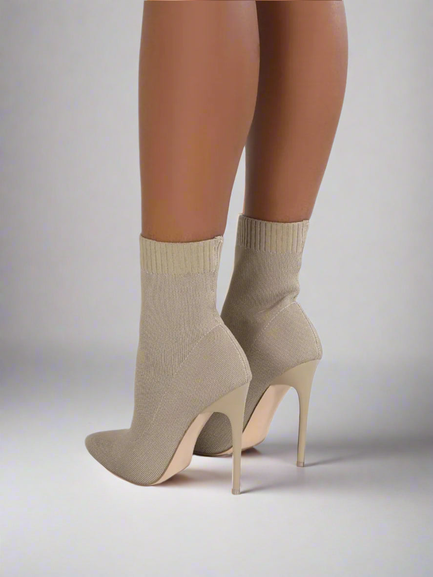 Love Supplies Temptress Mesh Stiletto Boots