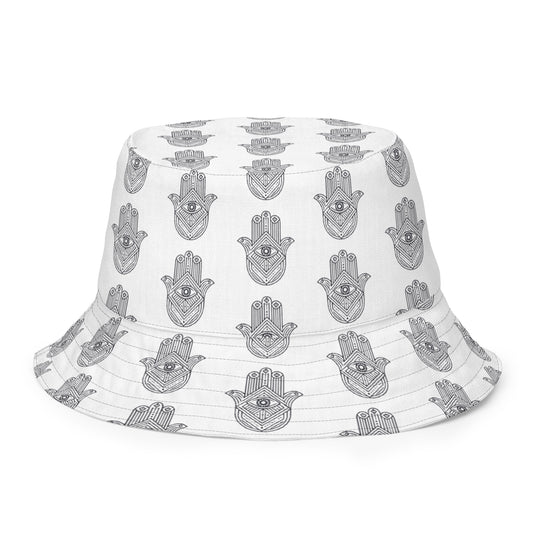Hamsa Evil Eye Reversible Bucket Hat