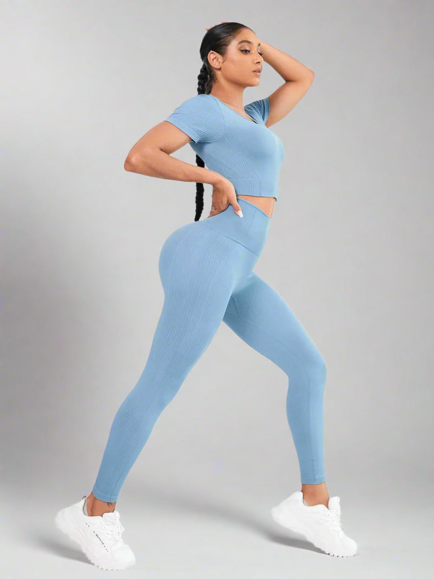 The Soft Ribbed Sculpt Activewear Set
