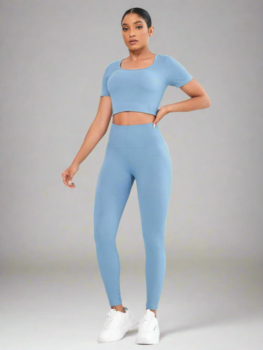 The Soft Ribbed Sculpt Activewear Set