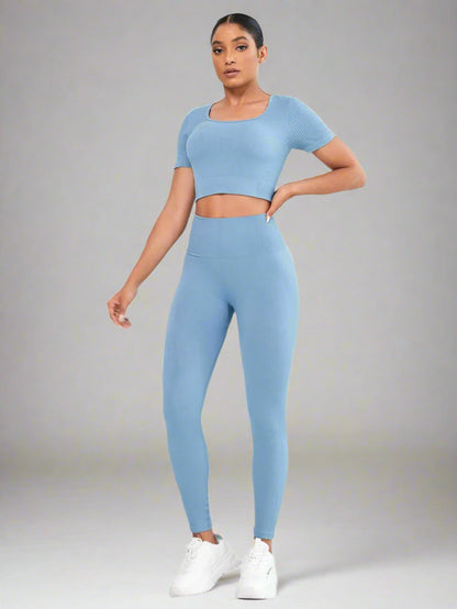 The Soft Ribbed Sculpt Activewear Set