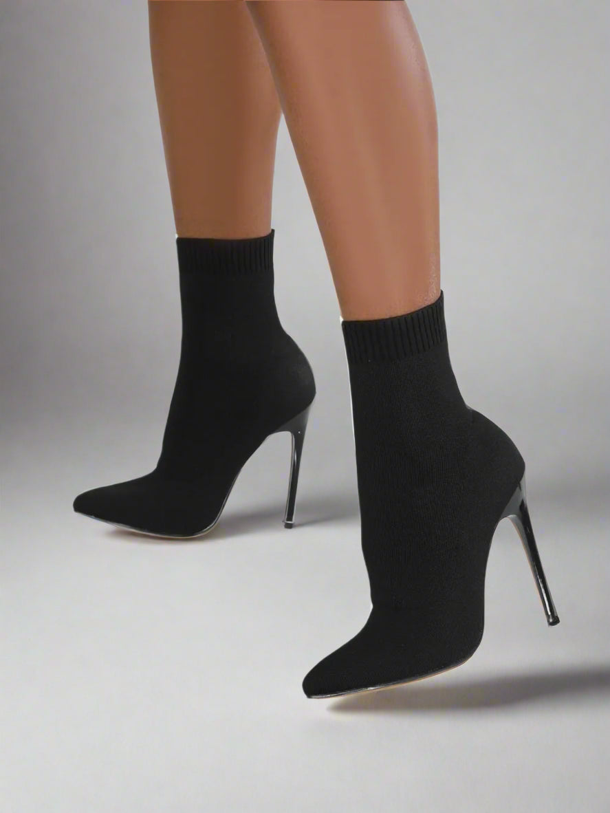 Temptress Mesh Stiletto Boots